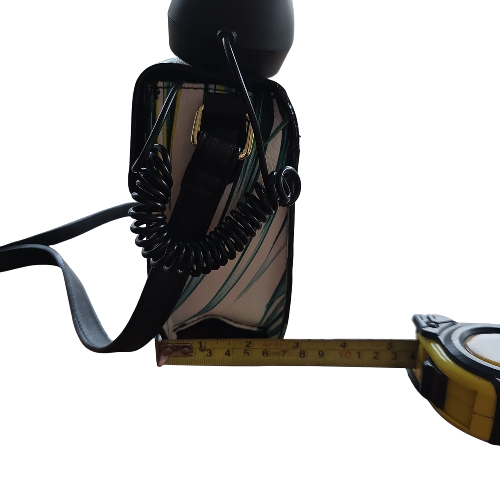 Betsey Johnson Black and Green Crossbody " CALL ME" Bag. - Picture 9 of 10
